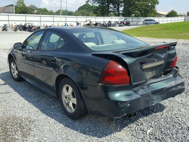2G2WP542841279386 - 2004 PONTIAC GRAND PRIX Зелений фото 3