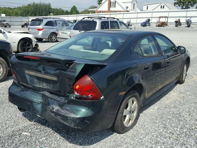 2G2WP542841279386 - 2004 PONTIAC GRAND PRIX Зелений фото 4