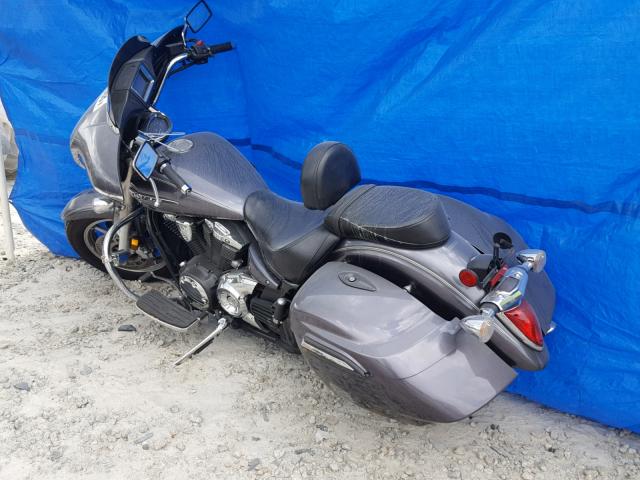 JYAVP32E3EA004066 - 2014 YAMAHA XVS1300 CT GRAY photo 3