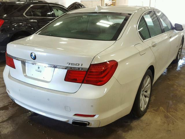 WBAKA83509CY34337 - 2009 BMW 750 I WHITE photo 4