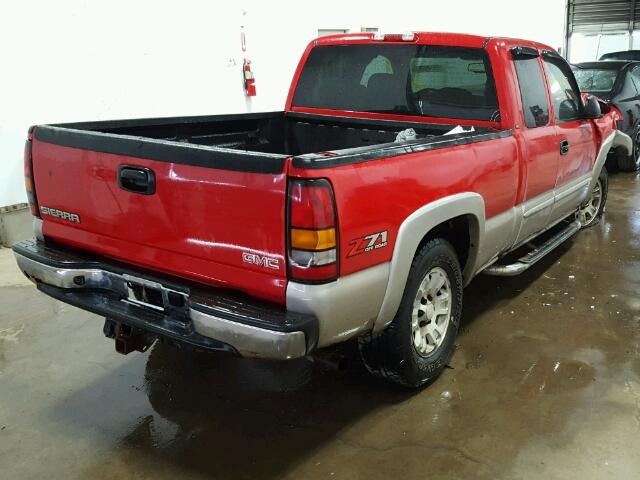 1GTEK19BX6Z120189 - 2006 GMC NEW SIERRA RED photo 4