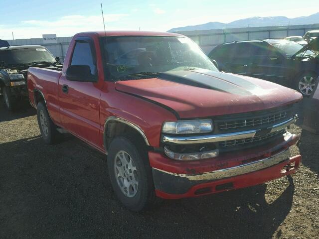 1GCEK14T3XZ114848 - 1999 CHEVROLET SILVERADO RED photo 1