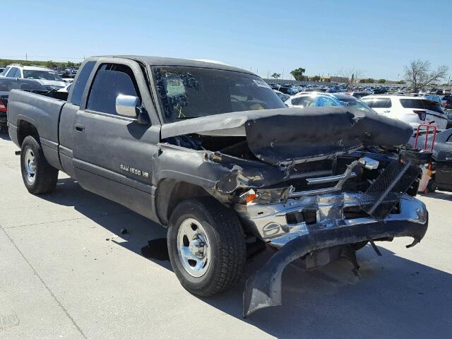 3B7HC13Y7TM113060 - 1996 DODGE RAM 1500 BLACK photo 1