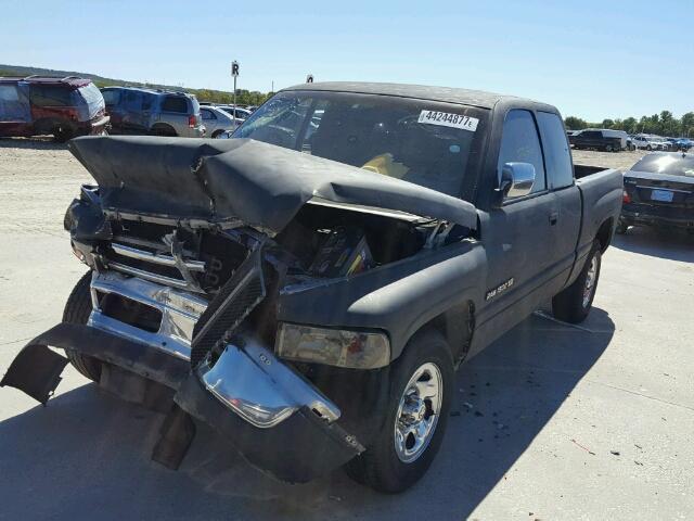 3B7HC13Y7TM113060 - 1996 DODGE RAM 1500 BLACK photo 2