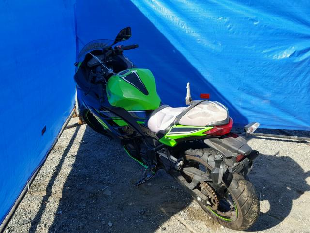 JKAEX8A18DDA14070 - 2013 KAWASAKI EX300 GREEN photo 3