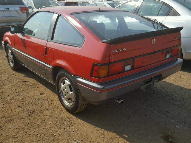 JHMAF5333FS024083 - 1985 HONDA CIVIC 1500 RED photo 3