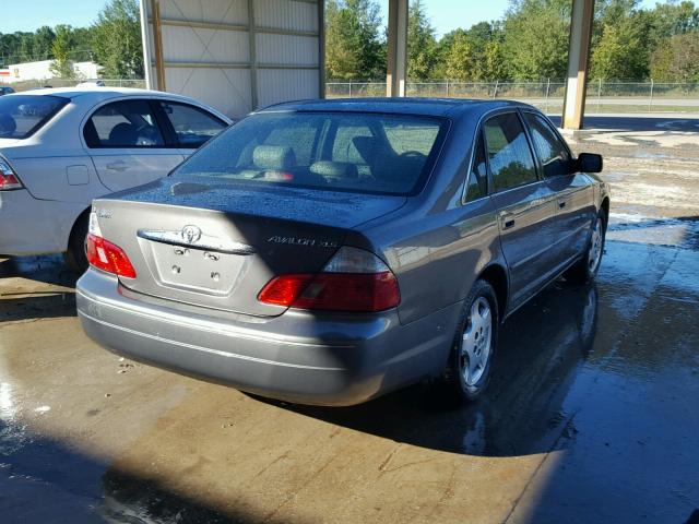 4T1BF28B54U349349 - 2004 TOYOTA AVALON XL GRAY photo 4