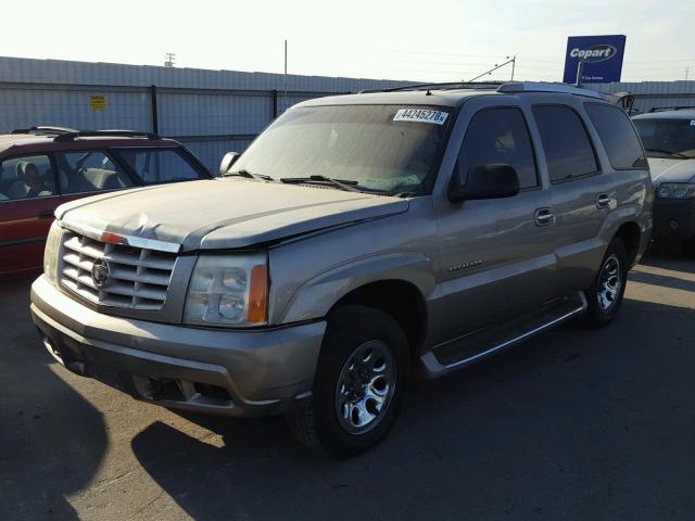 1GYEK63N62R224652 - 2002 CADILLAC ESCALADE L GRAY photo 2