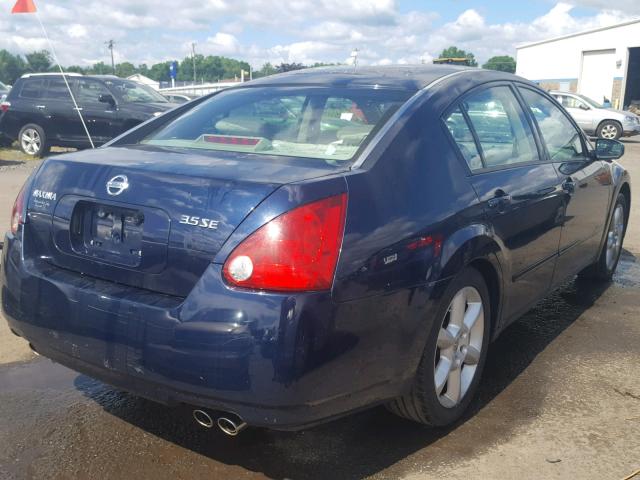 1N4BA41E55C839497 - 2005 NISSAN MAXIMA SE BLUE photo 4