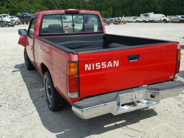 1N6SD11SXRC362610 - 1994 NISSAN TRUCK BASE RED photo 3