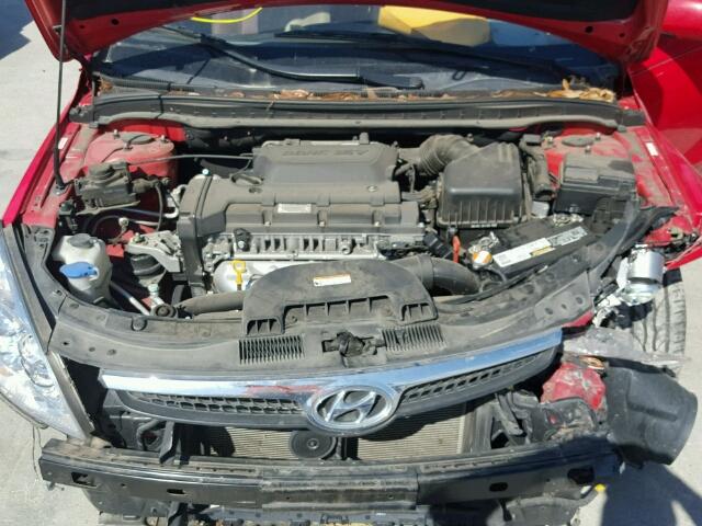 KMHDC8AE9BU096199 - 2011 HYUNDAI ELANTRA TO RED photo 7