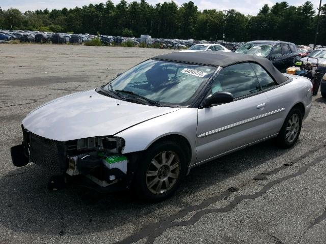 1C3EL75RX5N638879 - 2005 CHRYSLER SEBRING GT SILVER photo 2