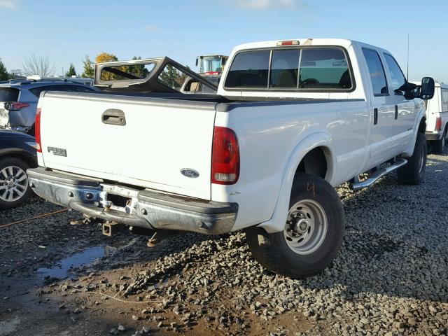 3FTSW31F71MA59282 - 2001 FORD F350 WHITE photo 4