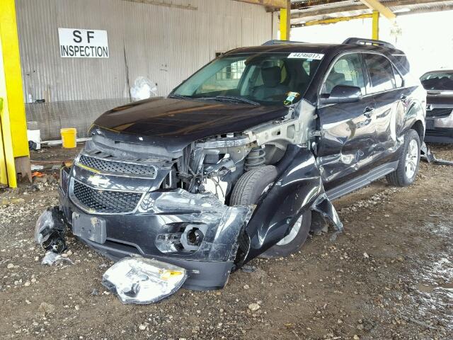 2GNALDEK4C6217857 - 2012 CHEVROLET EQUINOX LT BLACK photo 2