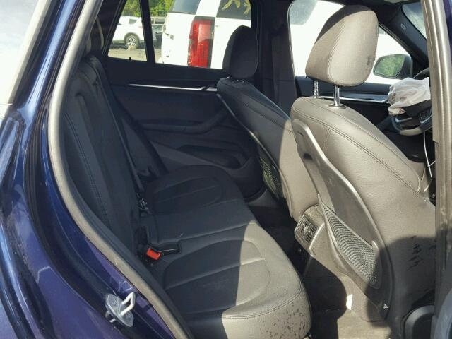 WBXHT3C34J5K31590 - 2018 BMW X1 XDRIVE2 BLUE photo 6