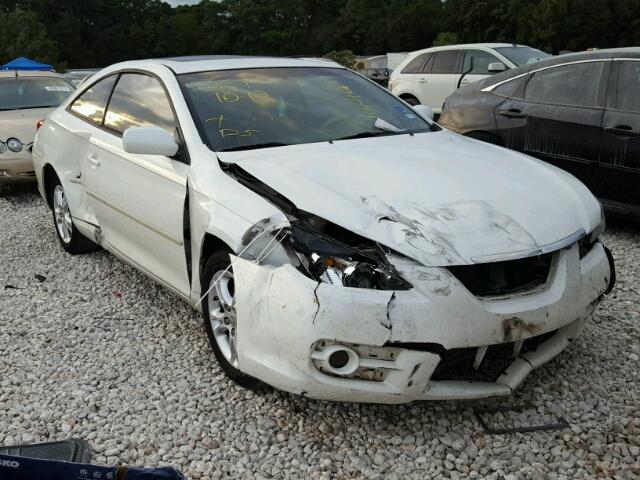 4T1CE30P97U754901 - 2007 TOYOTA CAMRY SOLA WHITE photo 1