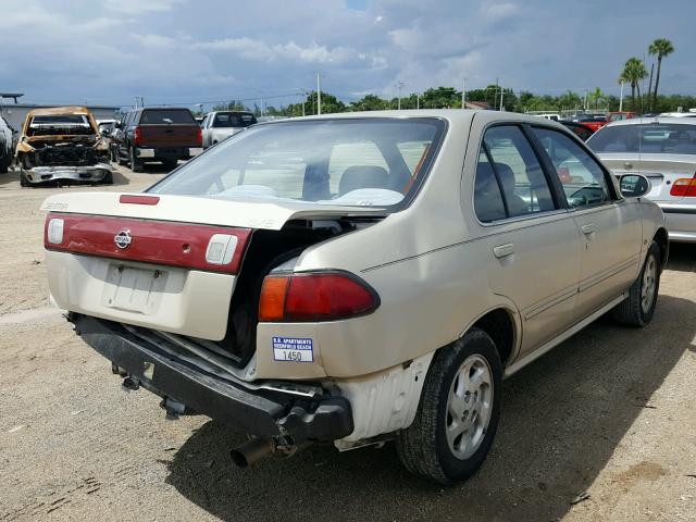 1N4AB41D6XC708081 - 1999 NISSAN SENTRA BAS GOLD photo 4