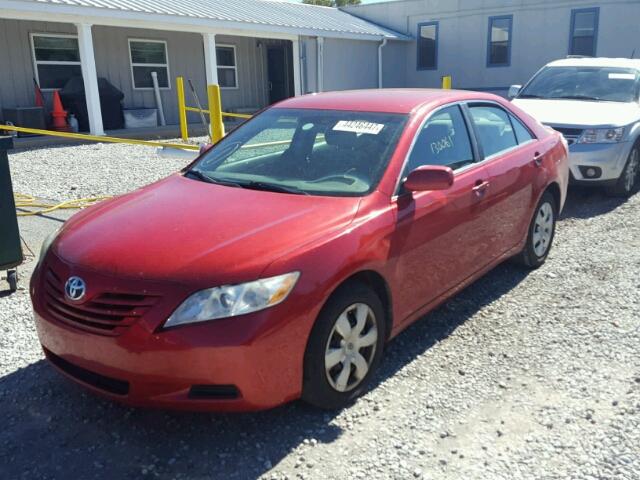 4T4BE46K48R015665 - 2008 TOYOTA CAMRY RED photo 2