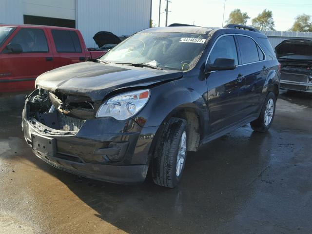 2GNALBEK7F6280055 - 2015 CHEVROLET EQUINOX LT BLACK photo 2