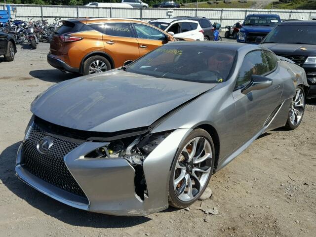 JTHHP5AY6JA001728 - 2018 LEXUS LC 500 GRAY photo 2