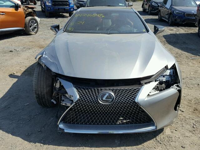 JTHHP5AY6JA001728 - 2018 LEXUS LC 500 GRAY photo 9