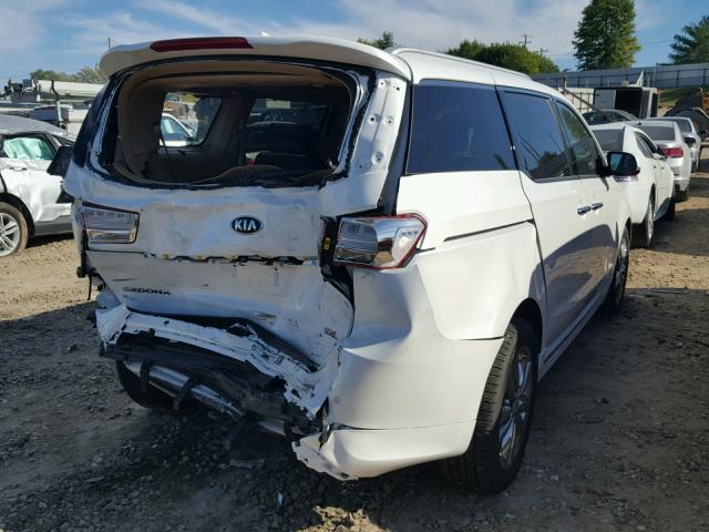 KNDME5C11H6279911 - 2017 KIA SEDONA SXL WHITE photo 4