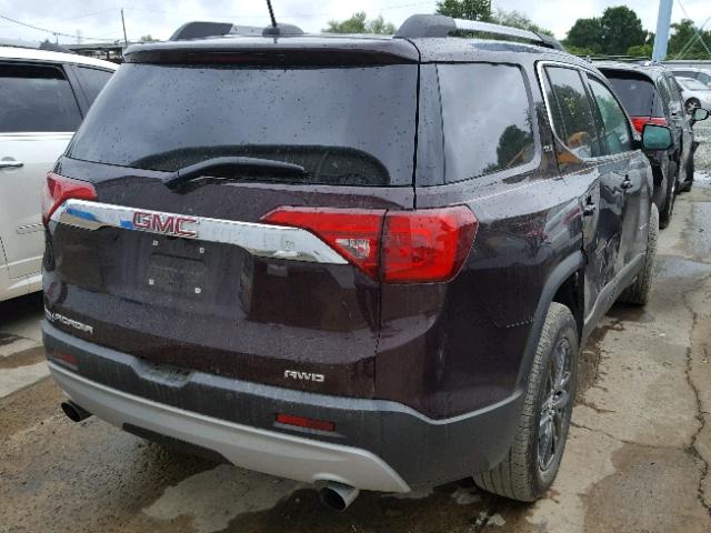 1GKKNULS8JZ173037 - 2018 GMC ACADIA SLT 栗色 照片 4