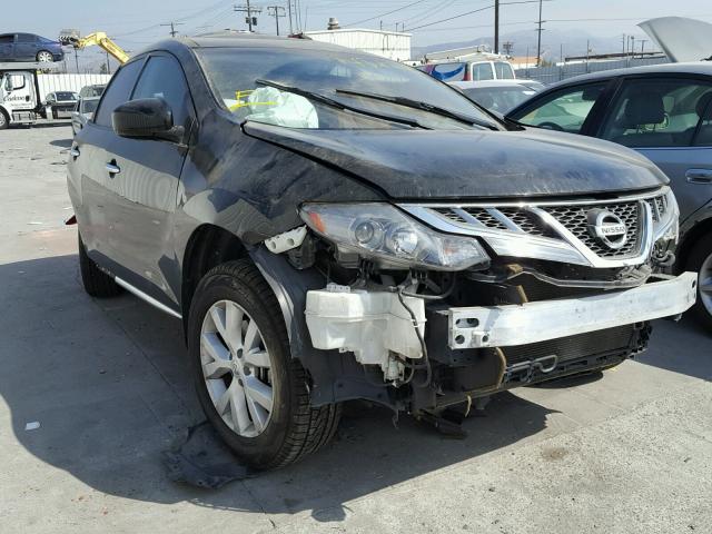 JN8AZ1MU9CW103226 - 2012 NISSAN MURANO S BLACK photo 1