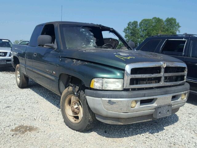 1B7HC13Z81J569250 - 2001 DODGE RAM 1500 GREEN photo 1