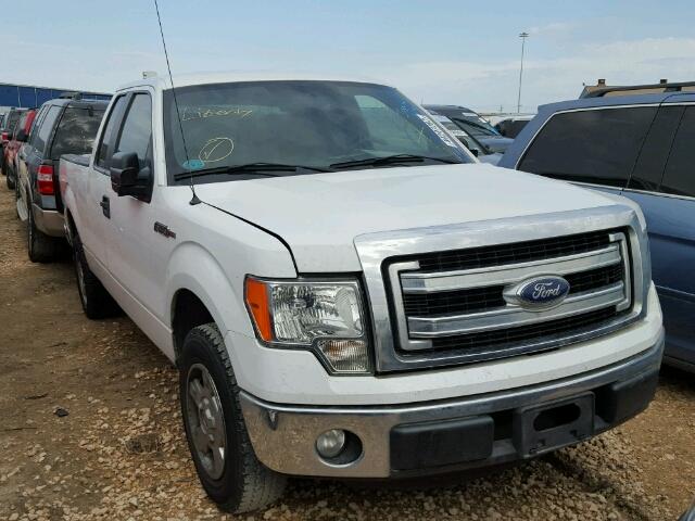 1FTEX1CM5DFB61596 - 2013 FORD F150 SUPER WHITE photo 1