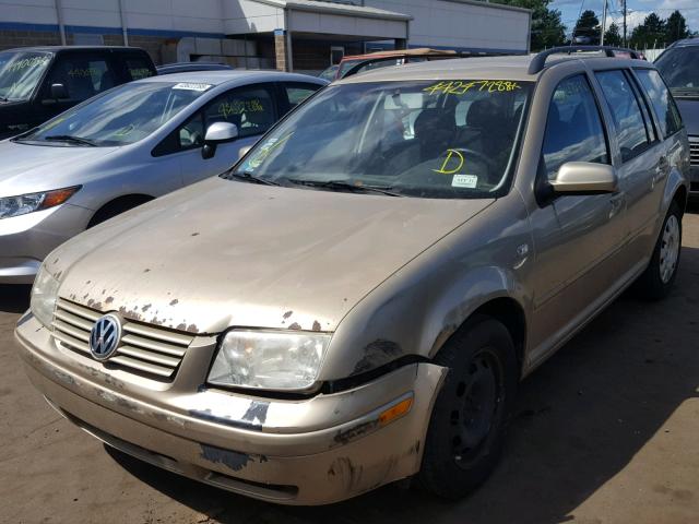 WVWRK61J43W489368 - 2003 VOLKSWAGEN JETTA GL BEIGE photo 2