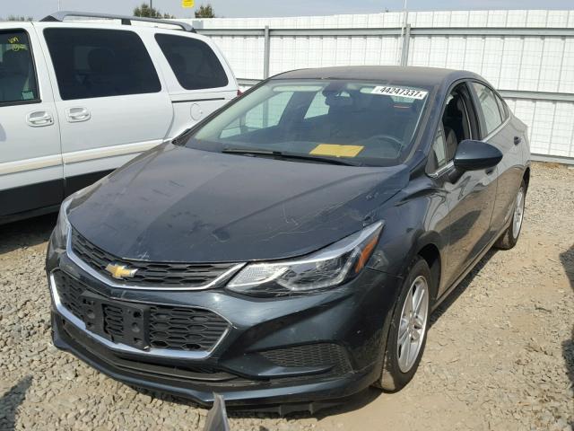 1G1BE5SM9H7208770 - 2017 CHEVROLET CRUZE LT CHARCOAL photo 2