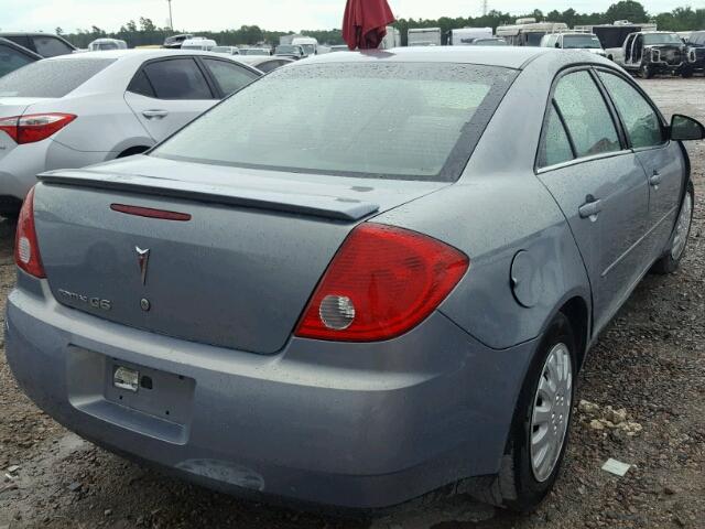 1G2ZF58B874212208 - 2007 PONTIAC G6 VALUE L BLUE photo 4