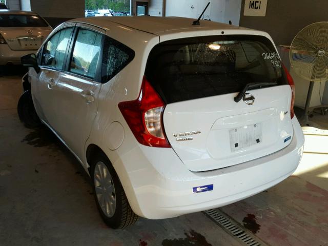 3N1CE2CP1FL394092 - 2015 NISSAN VERSA NOTE WHITE photo 3