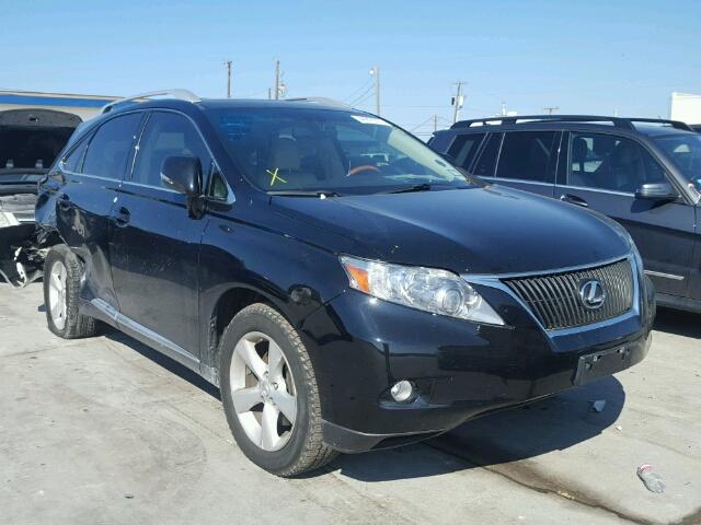 2T2BK1BA7AC072637 - 2010 LEXUS RX 350 BLACK photo 1