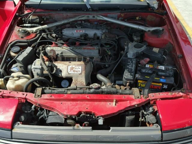 JT5ST62K6J7246993 - 1988 TOYOTA CELICA GT RED photo 7