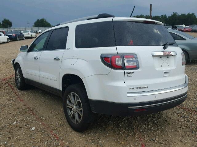 1GKKRRKD7GJ269673 - 2016 GMC ACADIA SLT WHITE photo 3