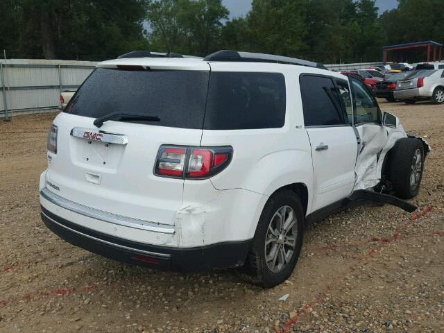 1GKKRRKD7GJ269673 - 2016 GMC ACADIA SLT WHITE photo 4