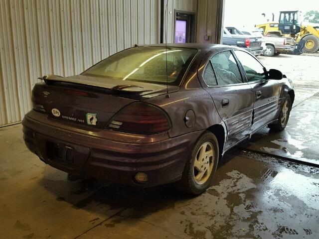 1G2NE52E7XC559605 - 1999 PONTIAC GRAND AM S იასამნისფერი ფოტო 4