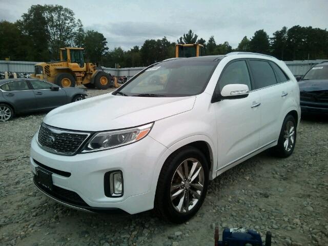 5XYKWDA77EG487693 - 2014 KIA SORENTO SX WHITE photo 2