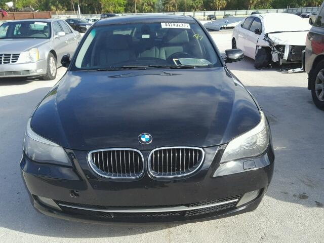 WBANU53518CT13483 - 2008 BMW 528 BLACK photo 9