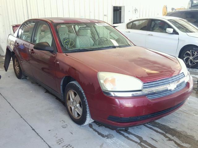 1G1ZT54805F122057 - 2005 CHEVROLET MALIBU LS Бордовый фото 1