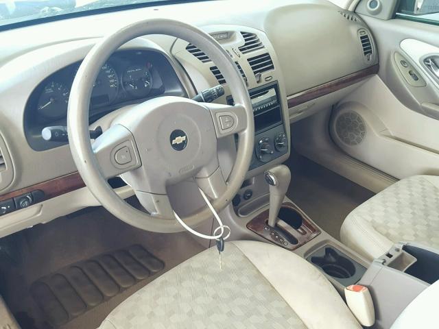 1G1ZT54805F122057 - 2005 CHEVROLET MALIBU LS Бордовый фото 9