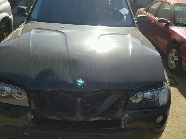 WBXPC93408WJ09448 - 2008 BMW X3 BLACK photo 7