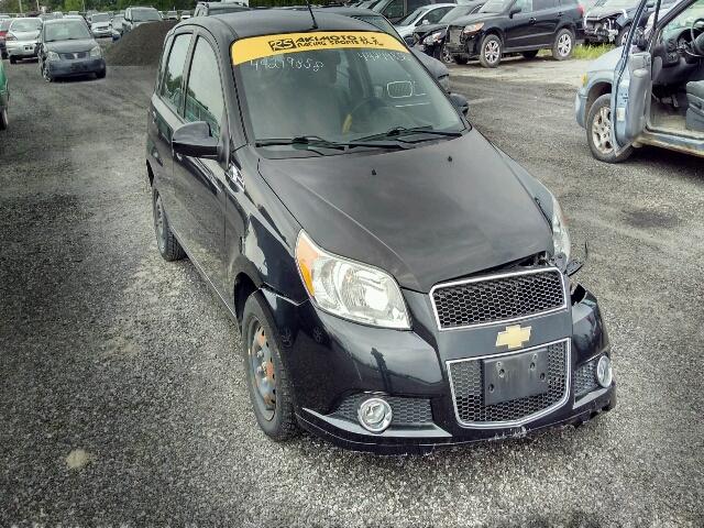 3G1TB6DG7BL141633 - 2011 CHEVROLET AVEO LS BLACK photo 1