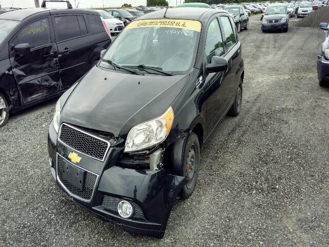 3G1TB6DG7BL141633 - 2011 CHEVROLET AVEO LS BLACK photo 2