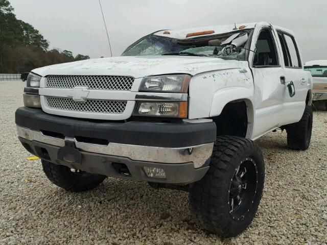 1GCHK23123F142526 - 2003 CHEVROLET SILVERADO WHITE photo 2