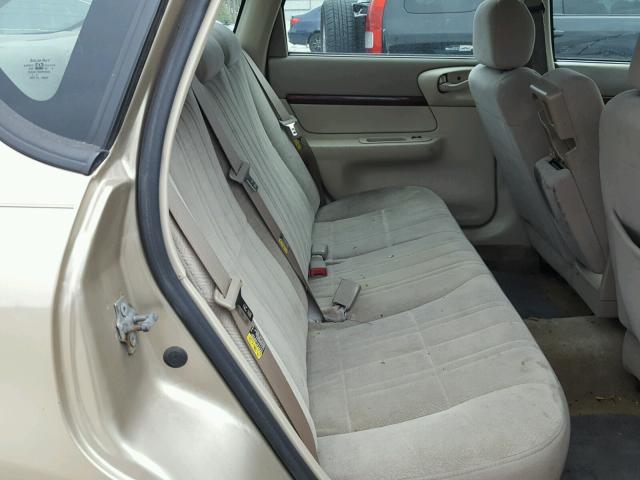 2G1WF52E559105198 - 2005 CHEVROLET IMPALA 金色 照片 6