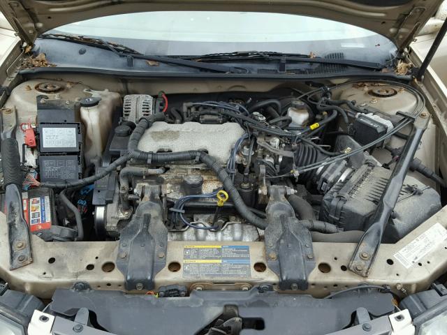2G1WF52E559105198 - 2005 CHEVROLET IMPALA 金色 照片 7