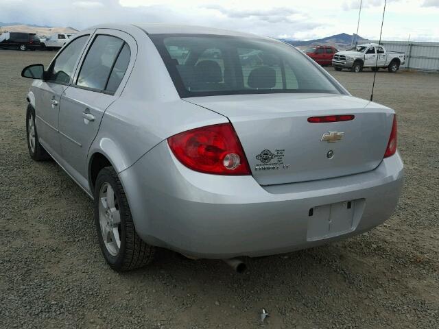 1G1AF5F56A7182808 - 2010 CHEVROLET COBALT SILVER photo 3